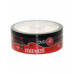Maxell DVD-R 16x 47 25 Pack...