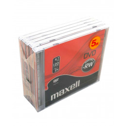 Maxell DVD-RW 2x 47 5 Pack...