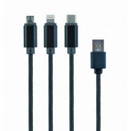 Gembird USB 3-in-1 charging...