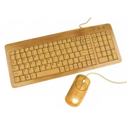 Gembird Bamboo keyboard and...