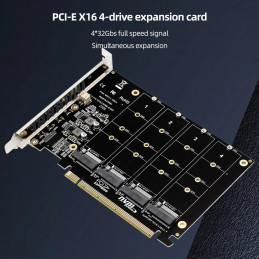 Adaptor 4-Port M.2 NVME në...