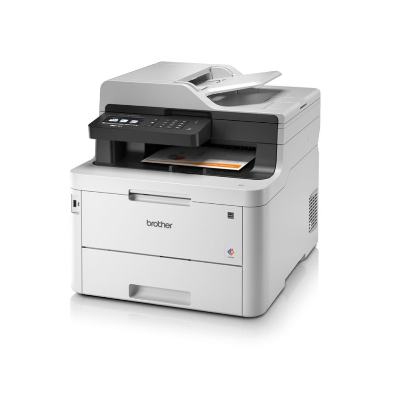 Brother MFC-L3770CDW 4-in-1 wireless LED laser printer with integrated NFC